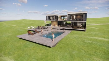 外部渲染,无植被